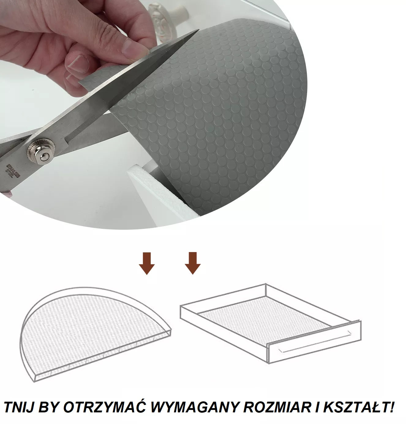 PROTECTIVE MAT FOR DRAWER AND CABINET 50x3 M ANTHRACITE Brand TMY