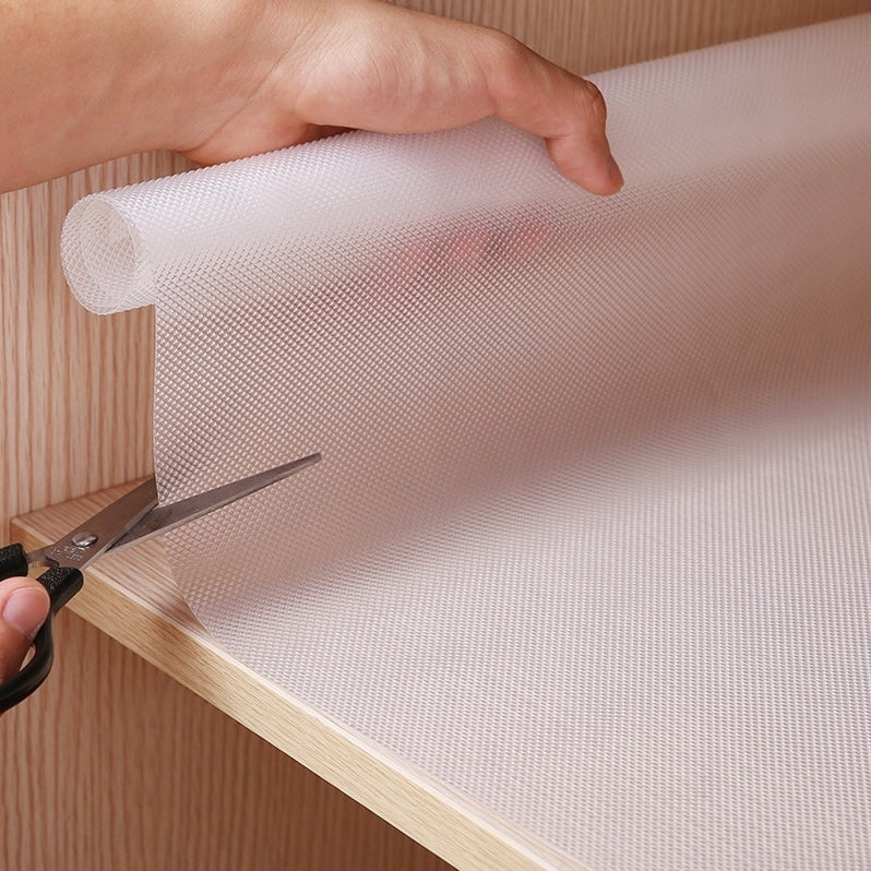PROTECTIVE MAT FOR DRAWERS NON-SLIP 300 x 50 cm Transparent for CABINETS Packaging status original