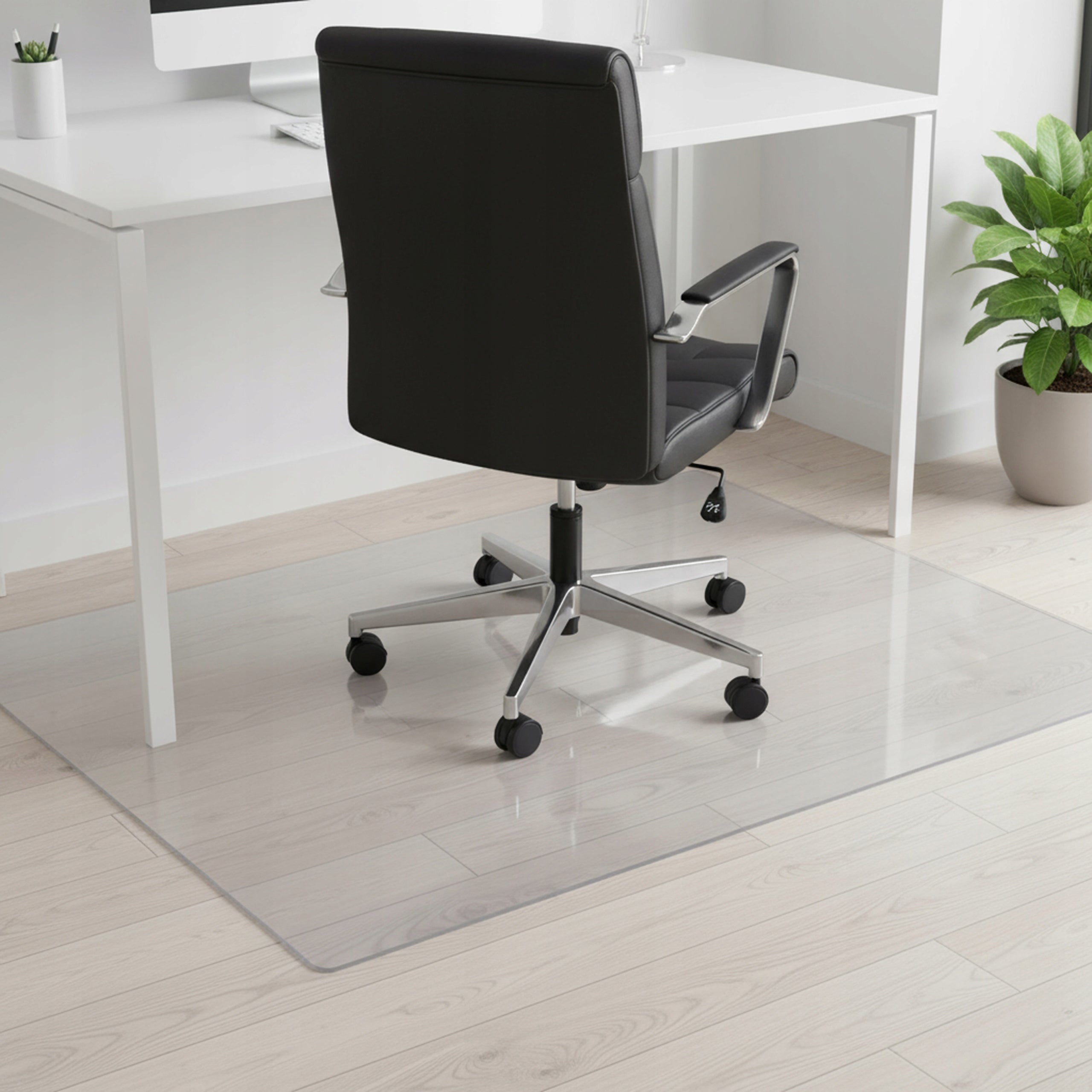 PROTECTIVE MAT TABLE PAD FOR ARMCHAIR 125x155 POLYCARBONATE 1mm not PVC Brand no brand