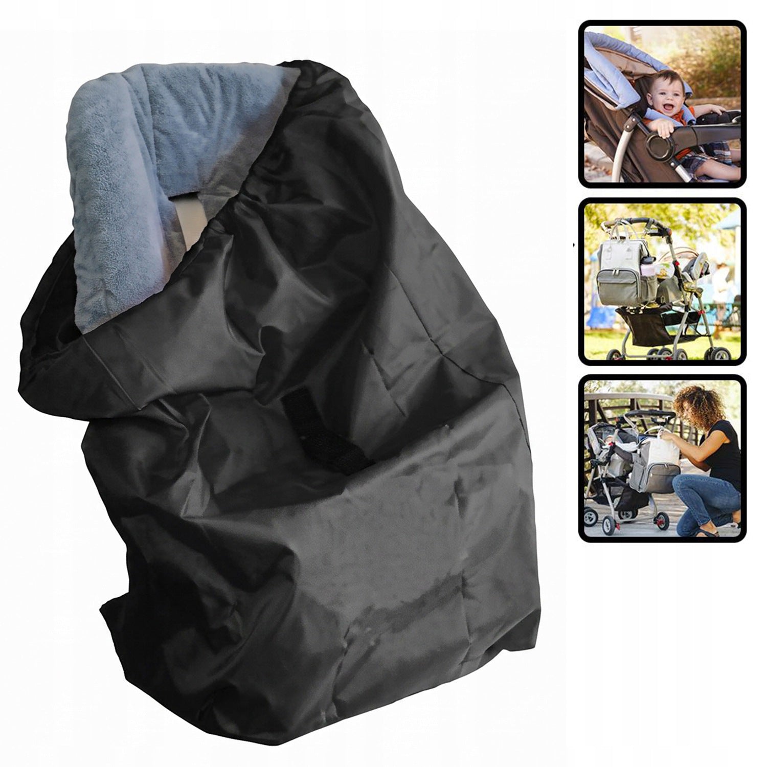 PROTECTIVE STROLLER COVER, LARGE BAG, BAG FOR AIRPLANES AND CARS Brand no brand
