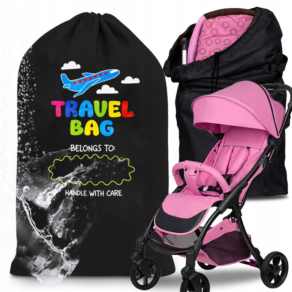 PROTECTIVE TROLLEY BAG FOR AIRPLANE CAR BAG LARGE CARRYING CASE