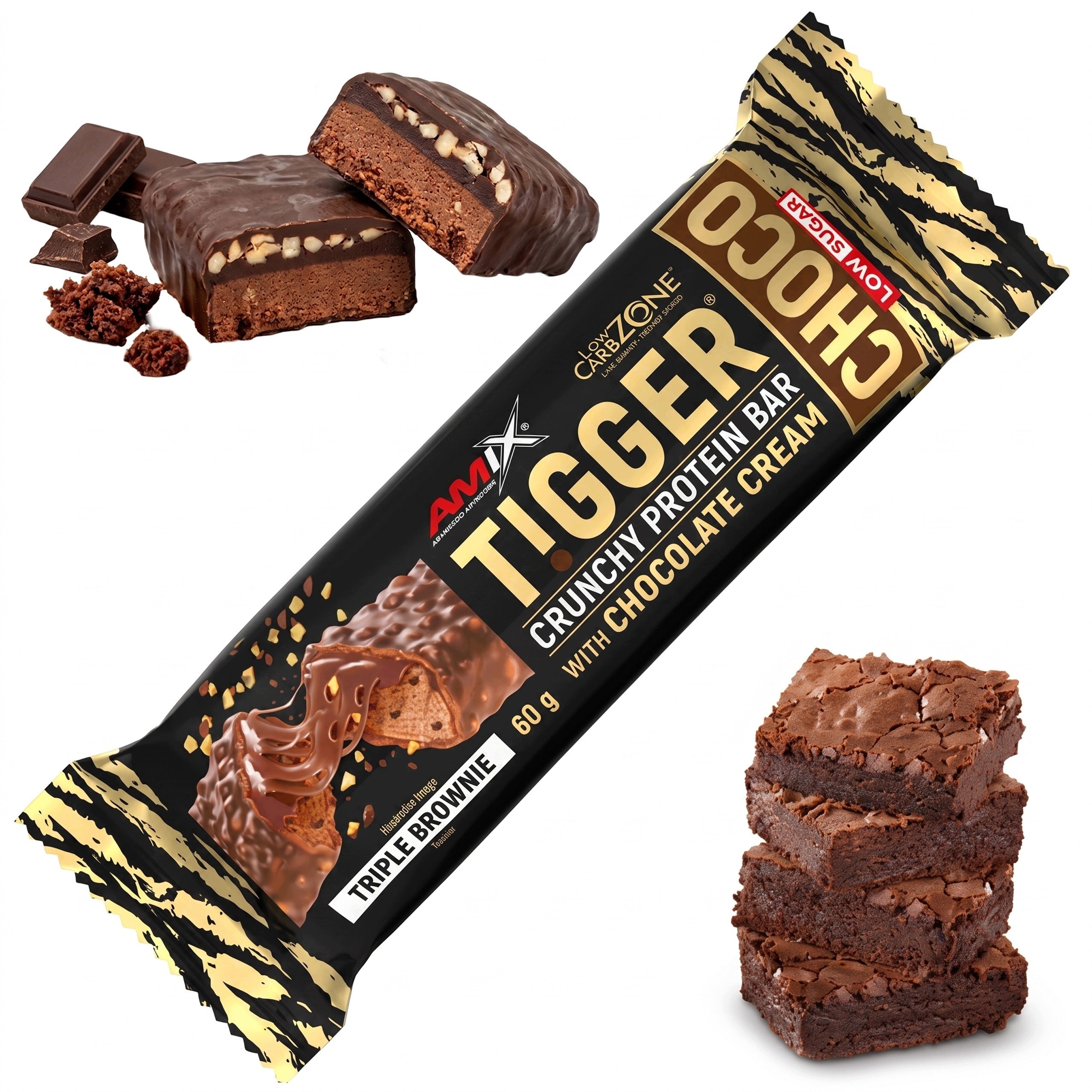 PROTEIN BAR CHOCOLATE BROWNIE without sugar for diabetic