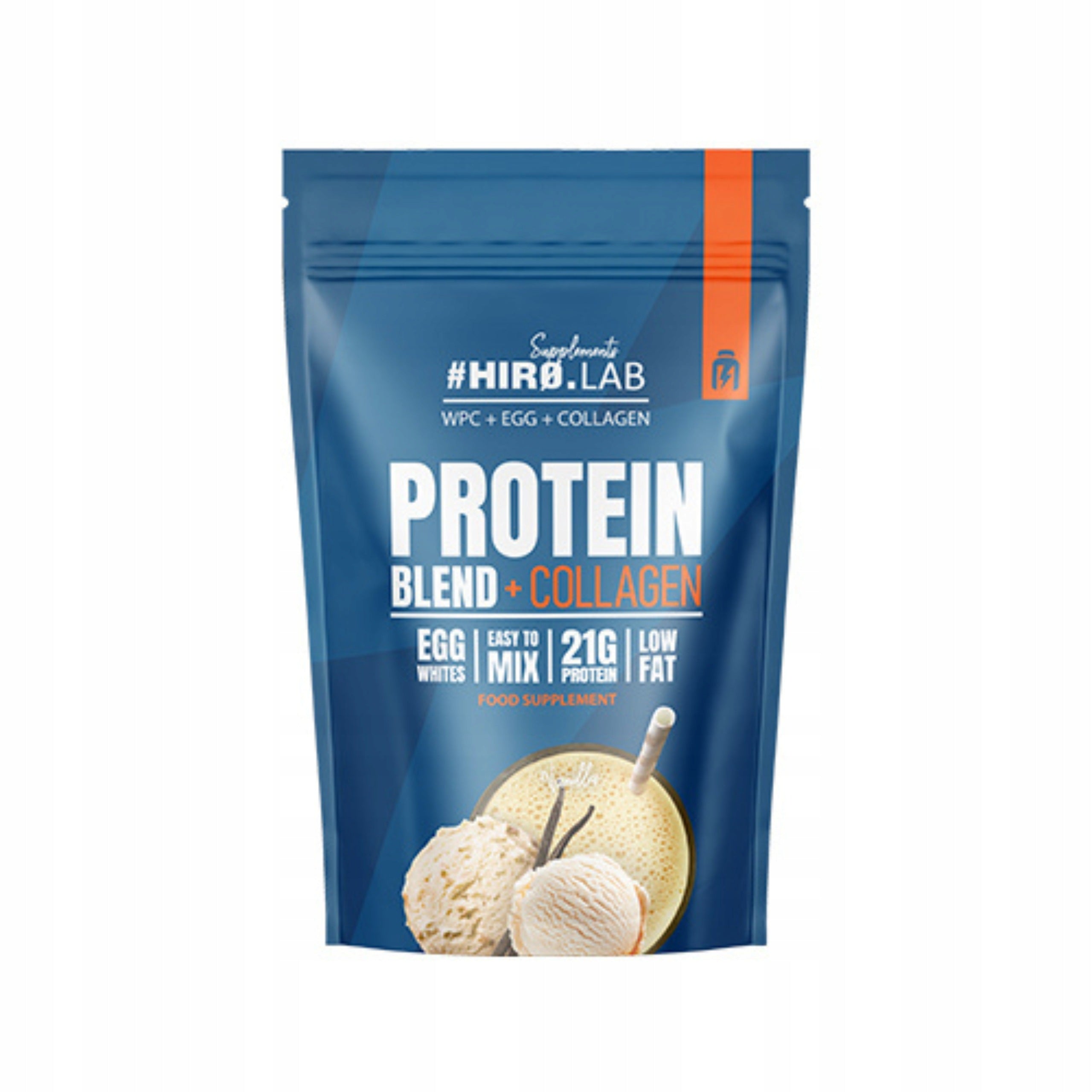 PROTEIN BLEND + COLLAGEN 4 PROTEIN SOURCES COLLAGEN BCAA GLUTAMINE 750g
