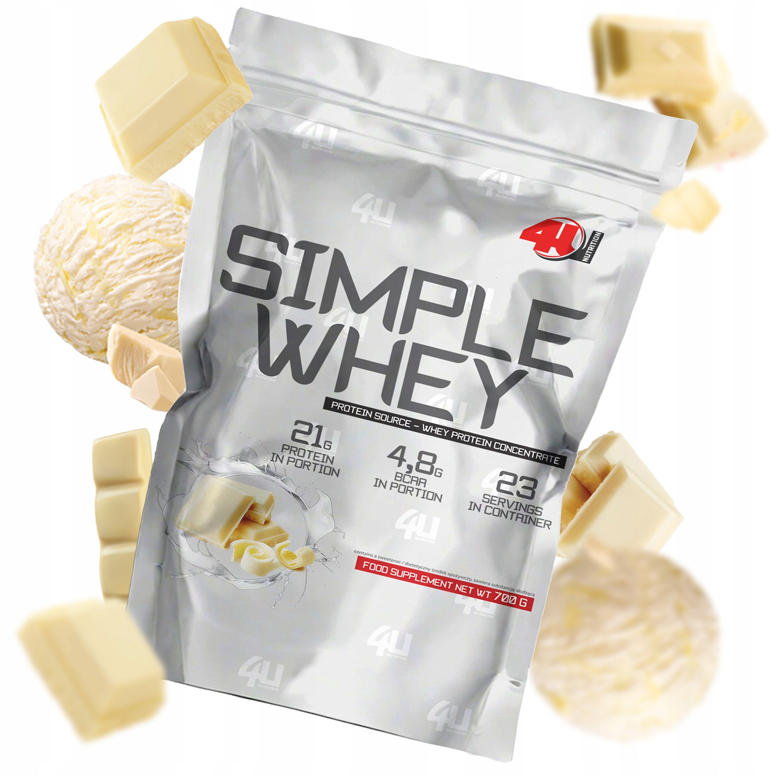 PROTEIN CONDITIONER 100% WHEY PROTEIN WPC - White Chocolate 700g