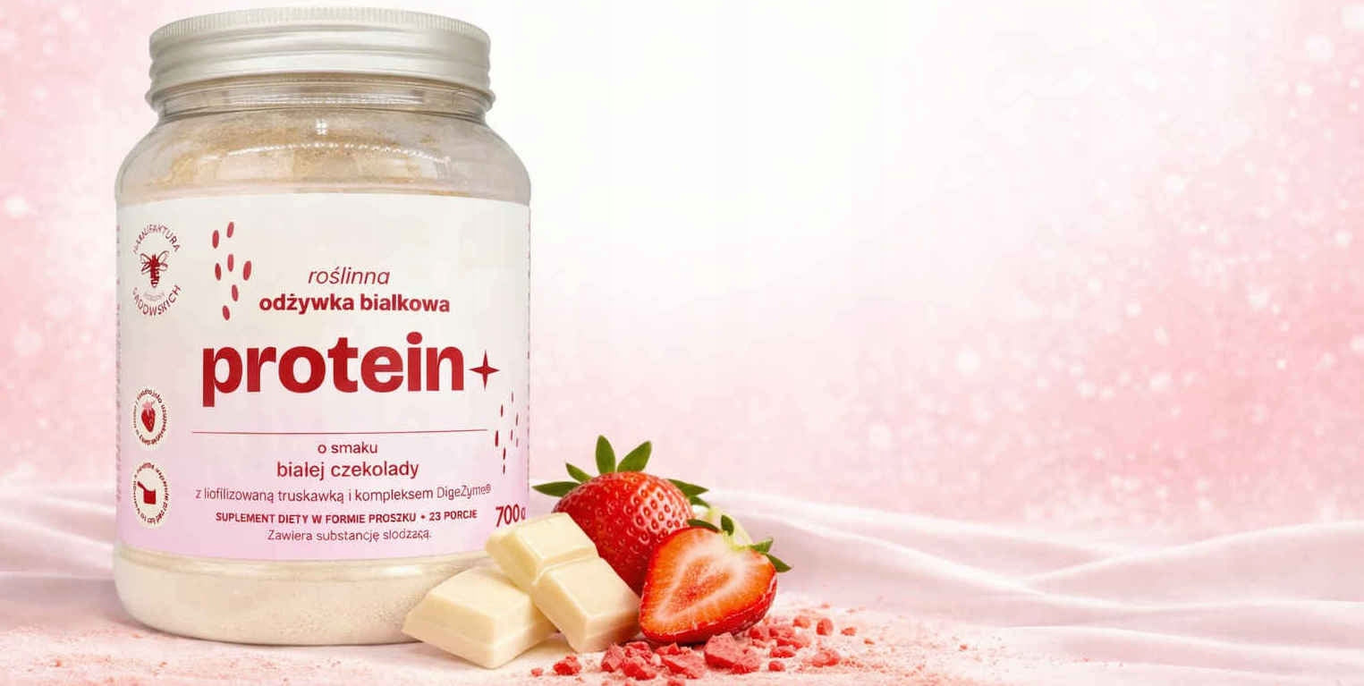 PROTEIN CONDITIONER Vegetable Protein 700 g without sugar vegetable strawberry Expiration date not specified