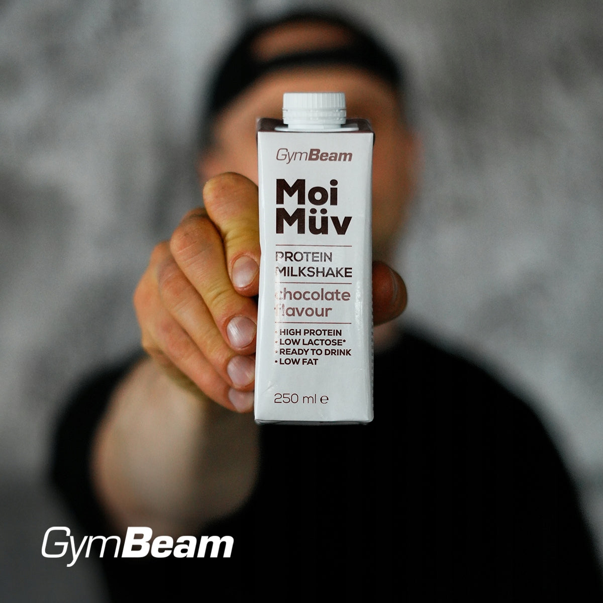 PROTEIN DRINK 25 G MILKSHAKE PROTEIN GymBeam 250ml chocolate Packaging status original