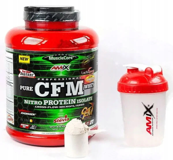 PROTEIN ISOLATE 90% SUGAR FREE - Nitro Protein Isolate 2kg Amix Pure CFM Whey Expiration date at least 1 year from the date of purchase