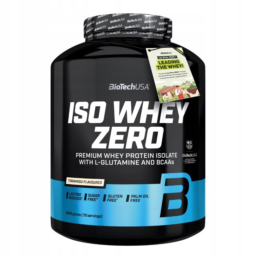PROTEIN ISOLATE BIO TECH USA ISO WHEY ZERO 1816 G + 25 G MUSCLE REGENERATION Manufacturer code 5999076263912