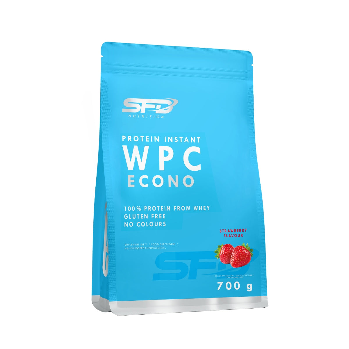 PROTEIN SFD WPC PROTEIN ECONO 700G STRAWBERRY WHEY MUSCLE REGENERATION MASS