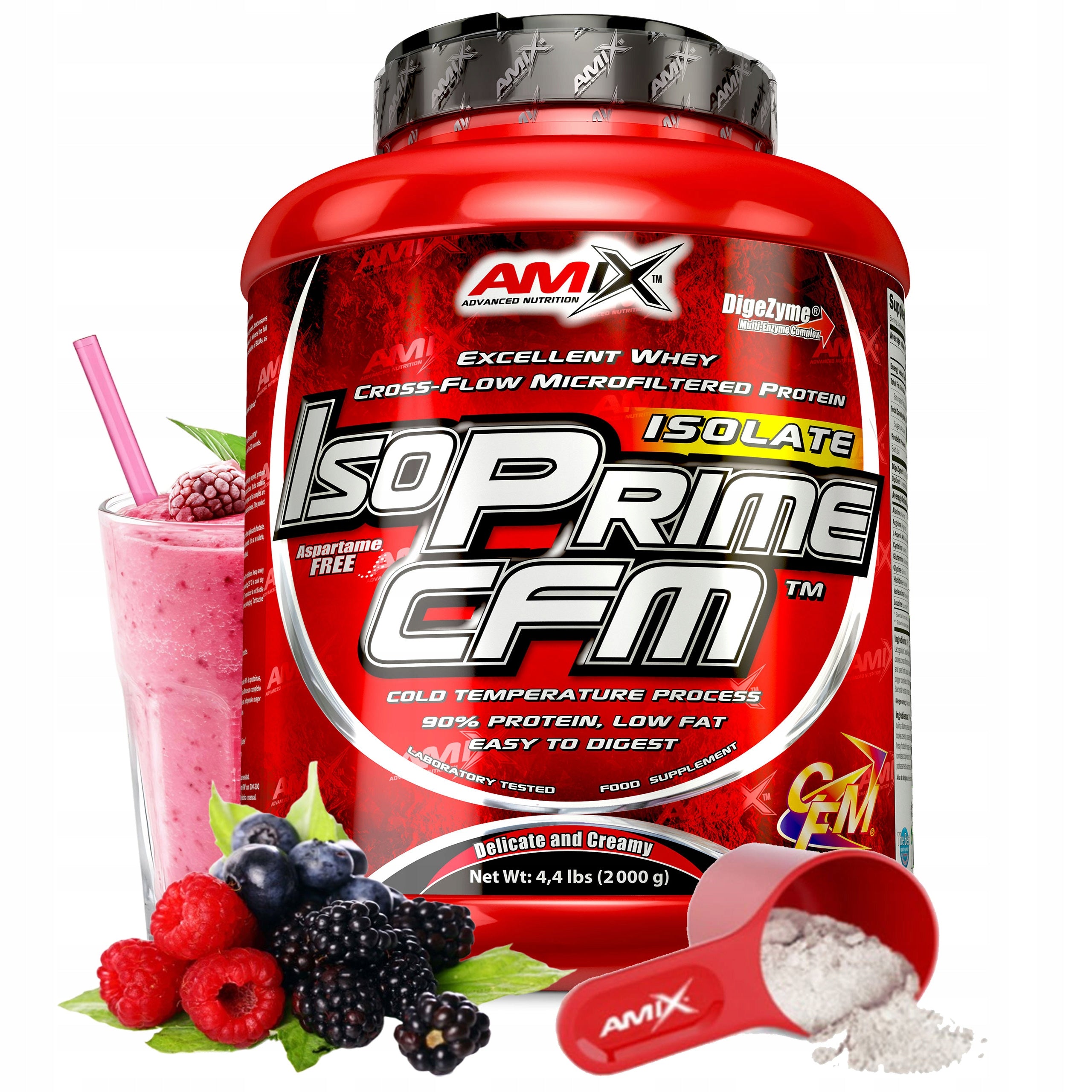 PROTEIN SUPPLEMENT FRUIT PROTEIN FOREST FRUIT Amix Iso Prime 2kg