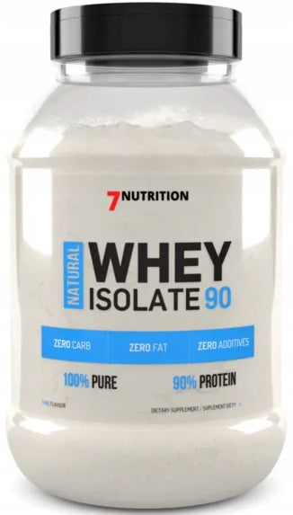 PROTEIN SUPPLEMENT ISOLATE 7NUTRITION NATURAL WPI 90 1000G NATURAL