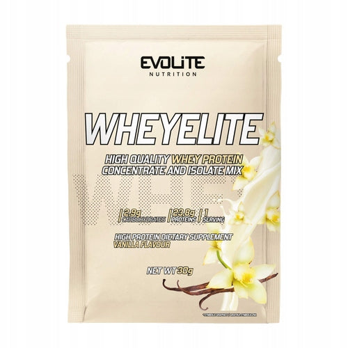 PROTEIN SUPPLEMENT WHEY ELITE 30G VANILLA - EVOLITE