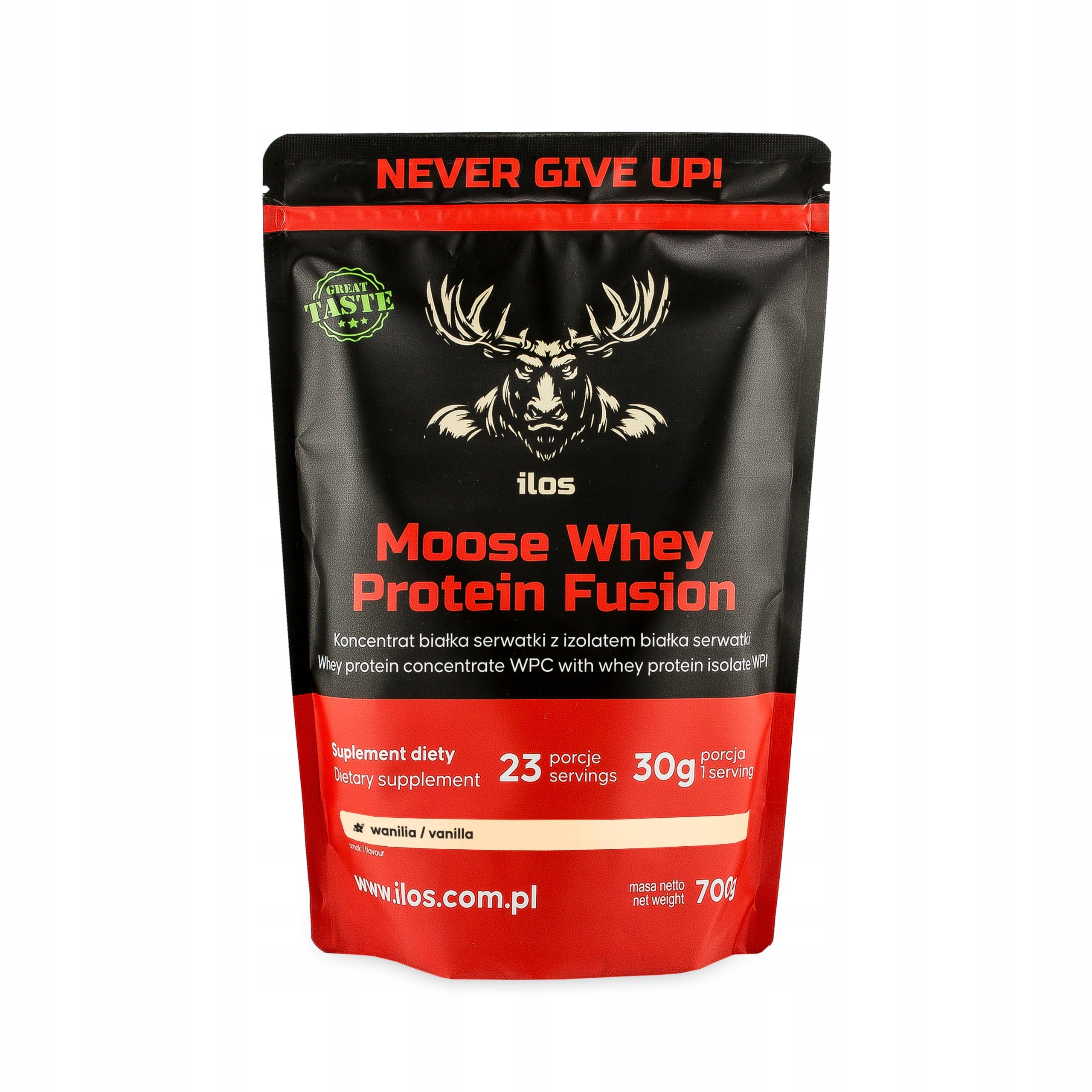 PROTEIN SUPPLEMENT WPI ISOLATE WHEY WPC CONCENTRATE 700 g vanilla ilos