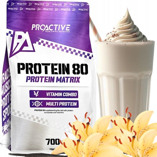 PROTEIN WPC PROTEIN SUPPLEMENT POWDER ProActive Protein 80 700g VANILLA