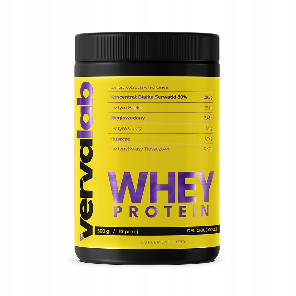 PROTEIN WPC VERVALAB WHEY PROTEIN DELICIOUS COOKIE 500g