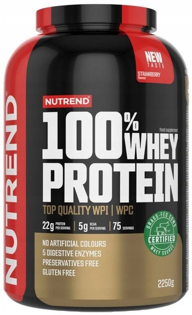 PROTEIN WPC concentrate conditioner Nutrend Whey Protein 2250g chocolate cocoa Expiration date at least 1 year from the date of purchase