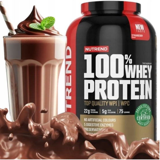 PROTEIN WPC concentrate conditioner Nutrend Whey Protein 2250g chocolate cocoa