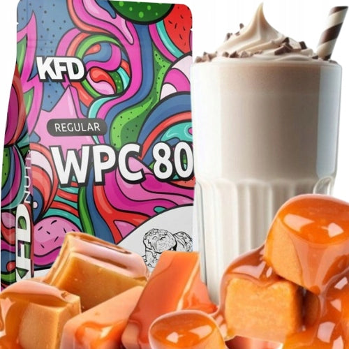 PROTEIN WPC concentrate protein supplement KFD WPC 80 750g Milk Caramel