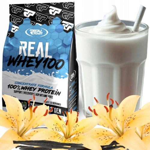PROTEIN WPC protein supplement Real Pharm Real Whey 100 2000g VANILLA