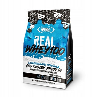 PROTEIN WPC protein supplement Real Pharm Real Whey 100 2000g banana Expiration date at least six months from the date of purchase