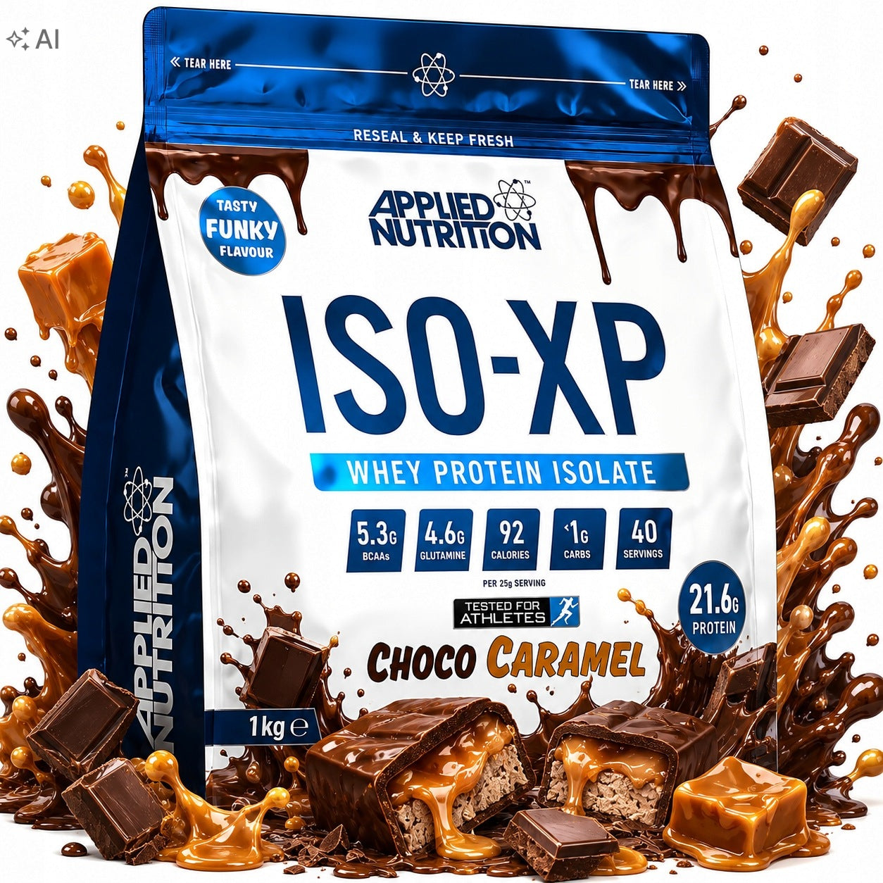 PROTEIN WPI APPLIED NUTRITION ISO-XP ISOLATE PROTEIN SUPPLEMENT STRENGTH 1000g