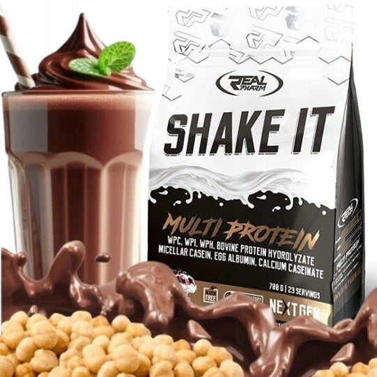 PROTEIN blend WPI/WPC conditioner Real Pharm SHAKE IT 700g CHOCOLATE WALNUT