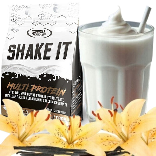 PROTEIN blend WPI/WPC protein supplement Real Pharm SHAKE IT 700g VANILLA