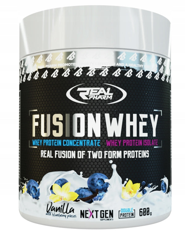 PROTEIN protein supplement WPI/WPC Real Pharm Fusion Whey 600g Chocolate Mint Manufacturer code 5902444709189