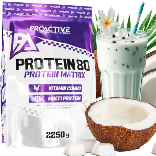 PROTEIN protein supplement mix protein ProActive Protein 80 2250g COCONUT