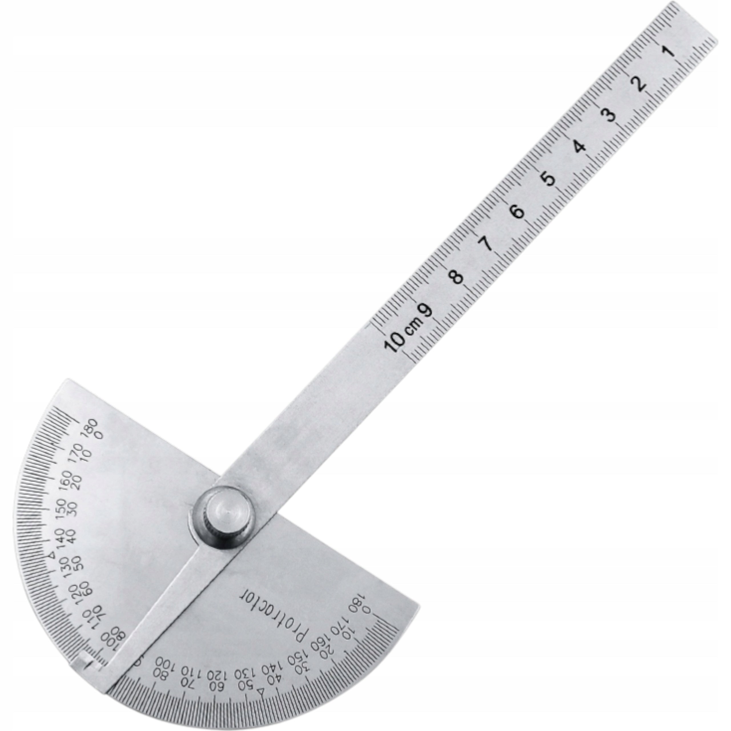 PROTRACLATOR 0-180 ADJUSTABLE UNIVERSAL DIAL L100 RULE