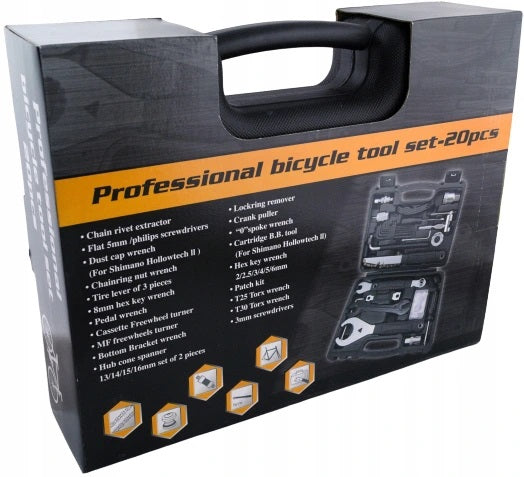 PROX BICYCLE KEY TOOL SET SUITCASE 26 Product weight with unit packaging 2.605 kg
