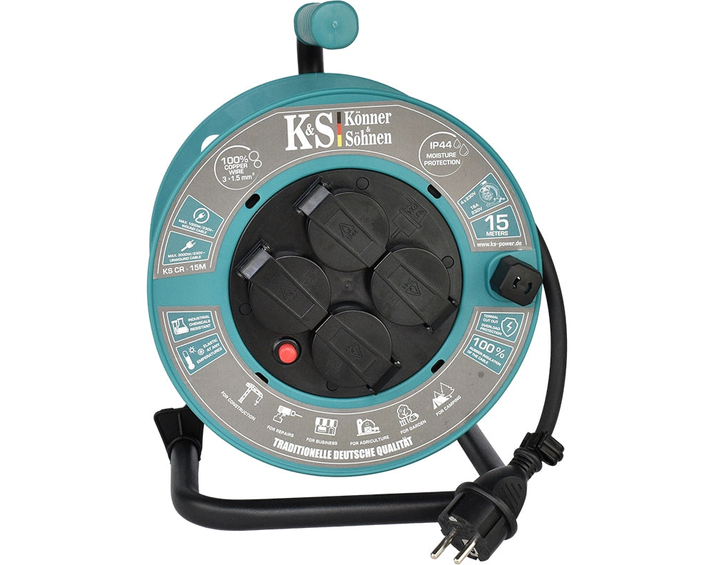 Verlängerungskabel mit Ständer Könner & Söhnen KS 15 m