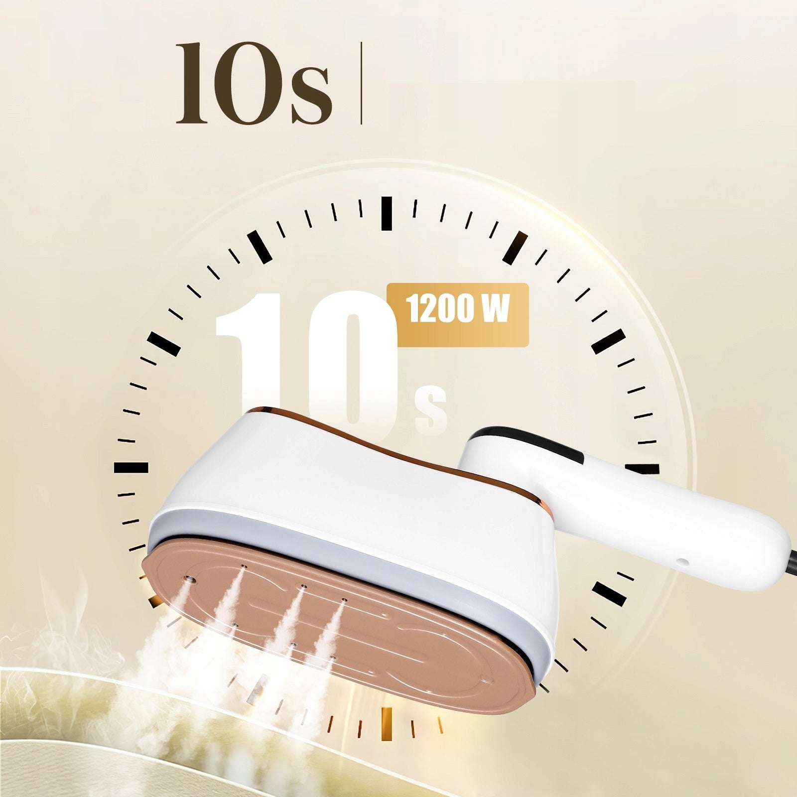 PRZENOŚNY BIAŁY STEAMER DO UBRAŃ Z 4 TRYBAMI I SZYBKIM NAGRZEWANIEM Type handheld