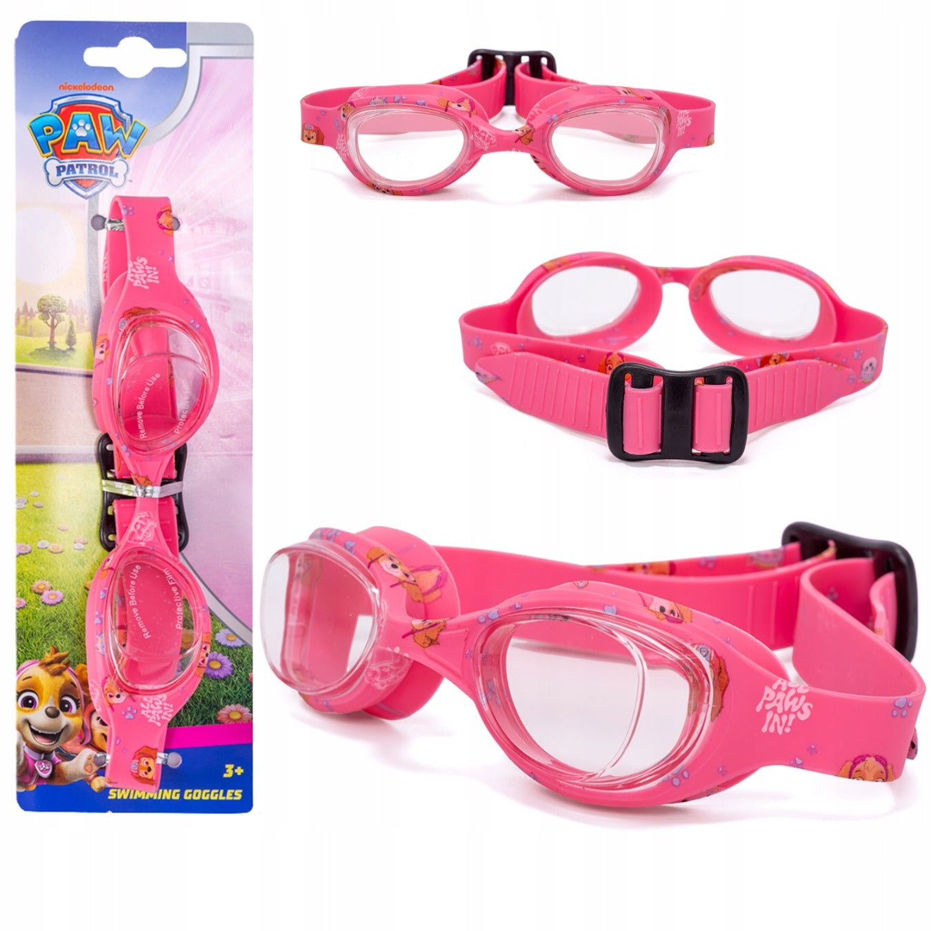 PSI PATROL Skye Everest Swimming Glasses Adjustable for Kids Swimming Pool