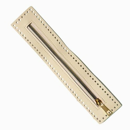 PU LEATHER ZIPPERS FOR SEWING BAGS 27 CM 2 PCS GIFT