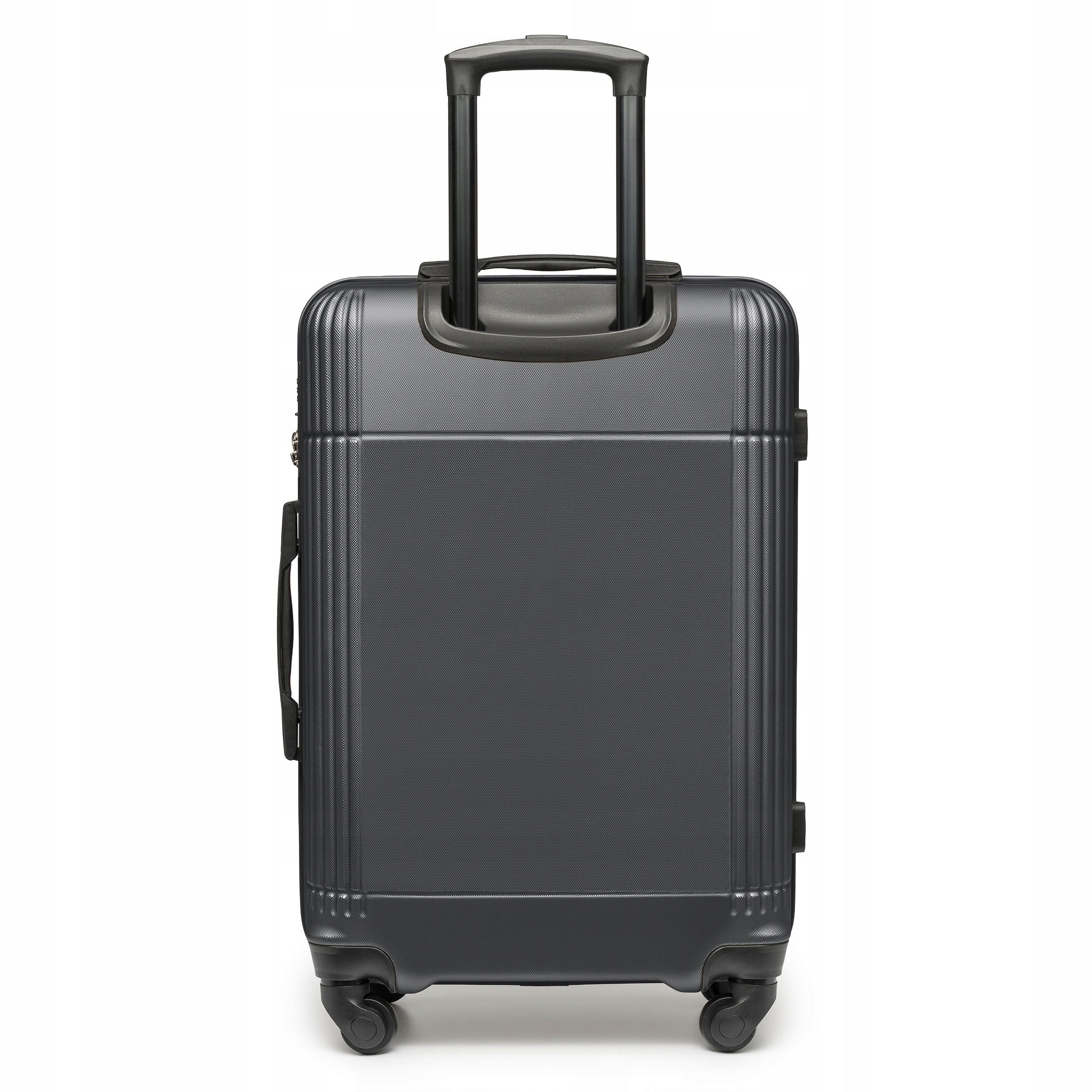 PUCCINI Medium Travel Suitcase On Wheels Hard ABS Black ABS029B-1 Brand PUCCINI