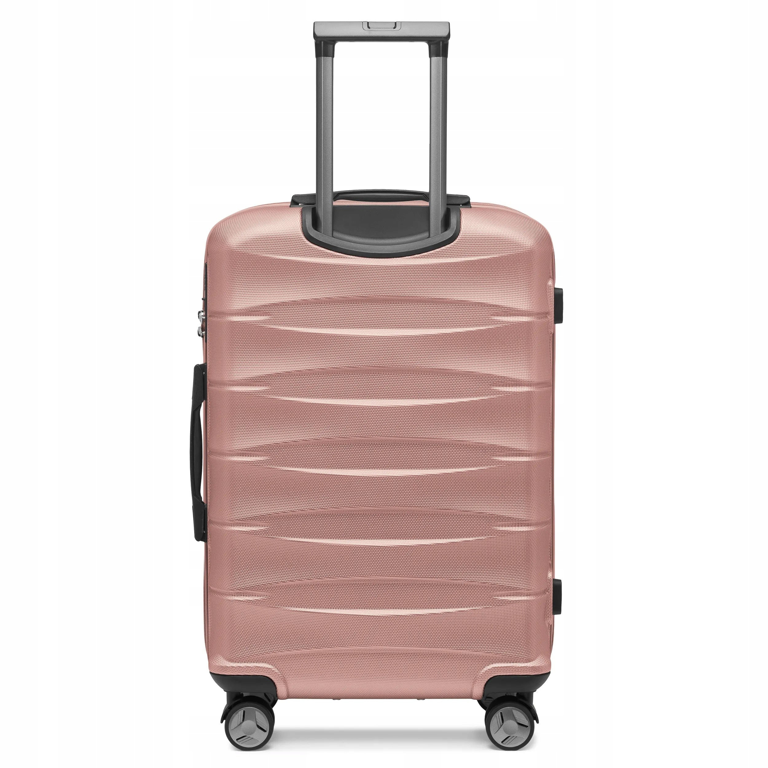 PUCCINI Medium Travel Suitcase On Wheels Hard ABS Pink ABS030B-3C Manufacturer code ABS030B-3C