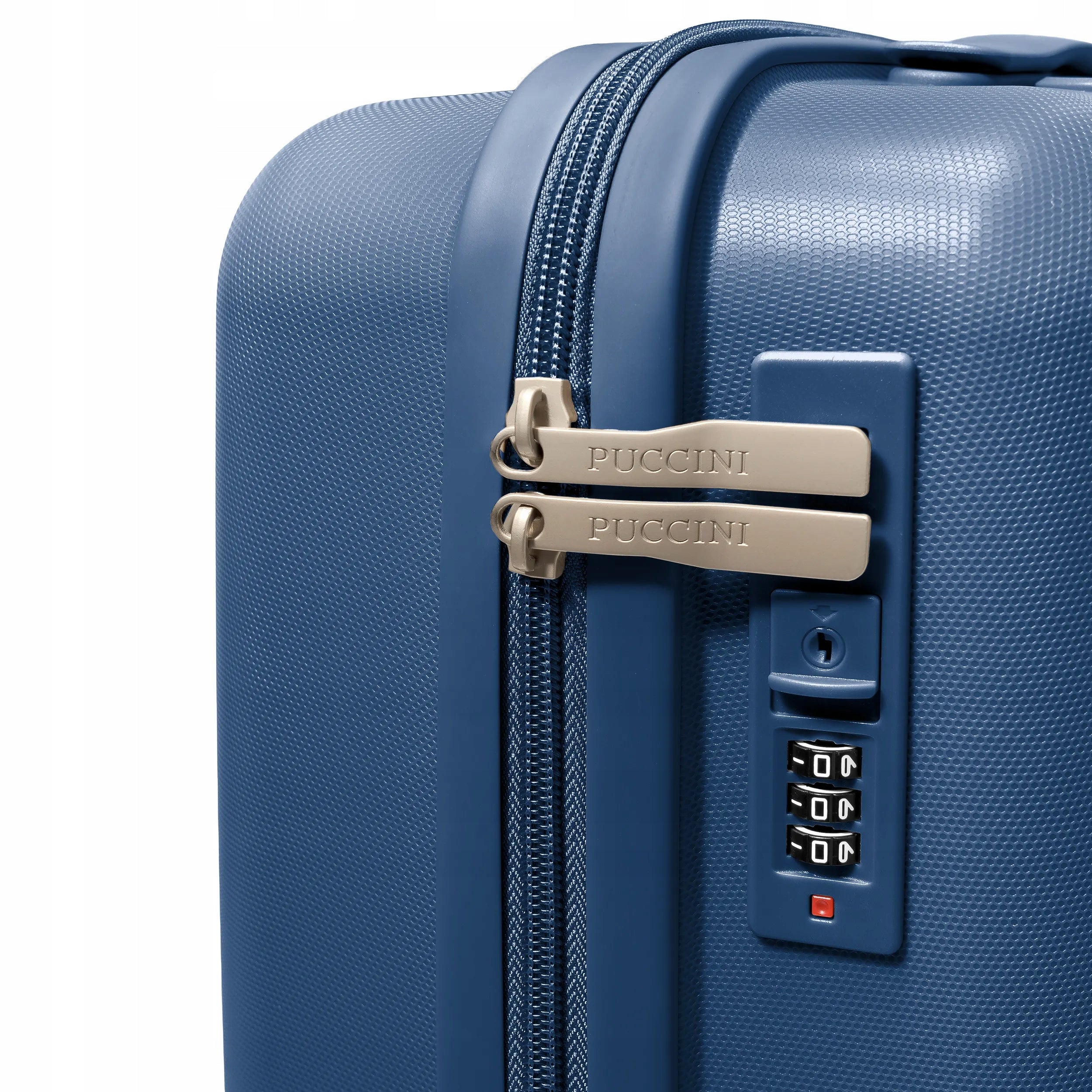 PUCCINI Travel Cabin Suitcase 4 Wheels Polypropylene Navy Blue PP030C-7A Height 54 cm