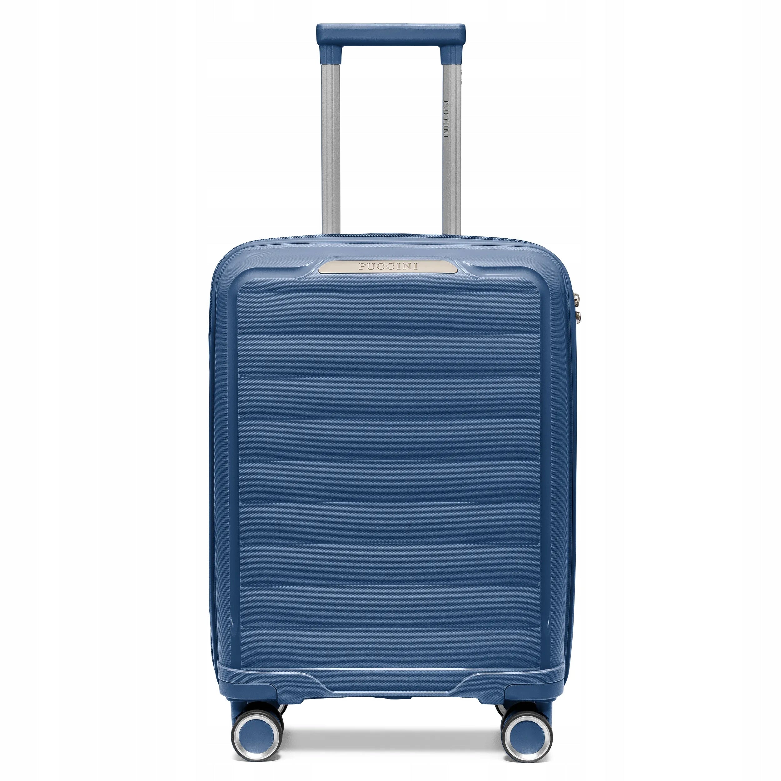 PUCCINI Travel Cabin Suitcase 4 Wheels Polypropylene Navy Blue PP030C-7A Packaging status original