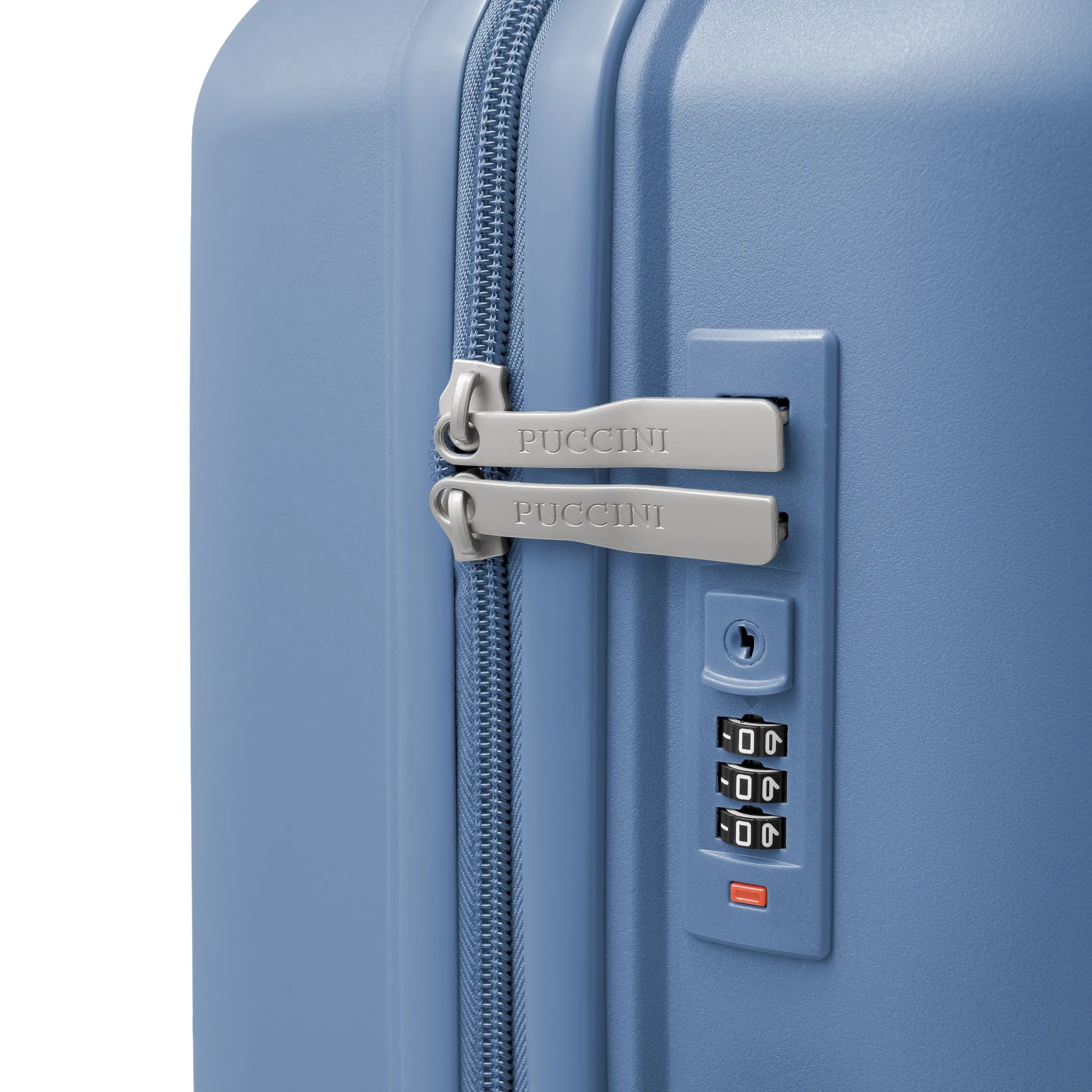 PUCCINI Travel Cabin Suitcase Hard On Wheels PP Blue PP029C-7A Height 55 cm