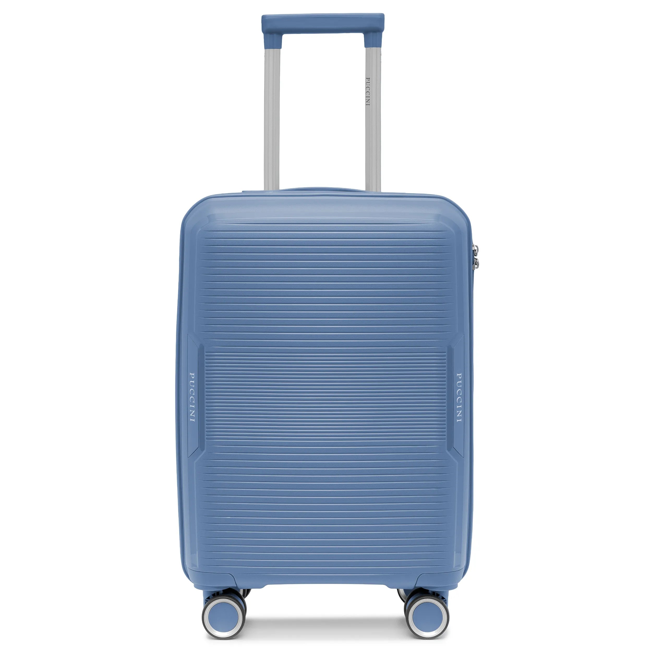 PUCCINI Travel Cabin Suitcase Hard On Wheels PP Blue PP029C-7A Packaging status original
