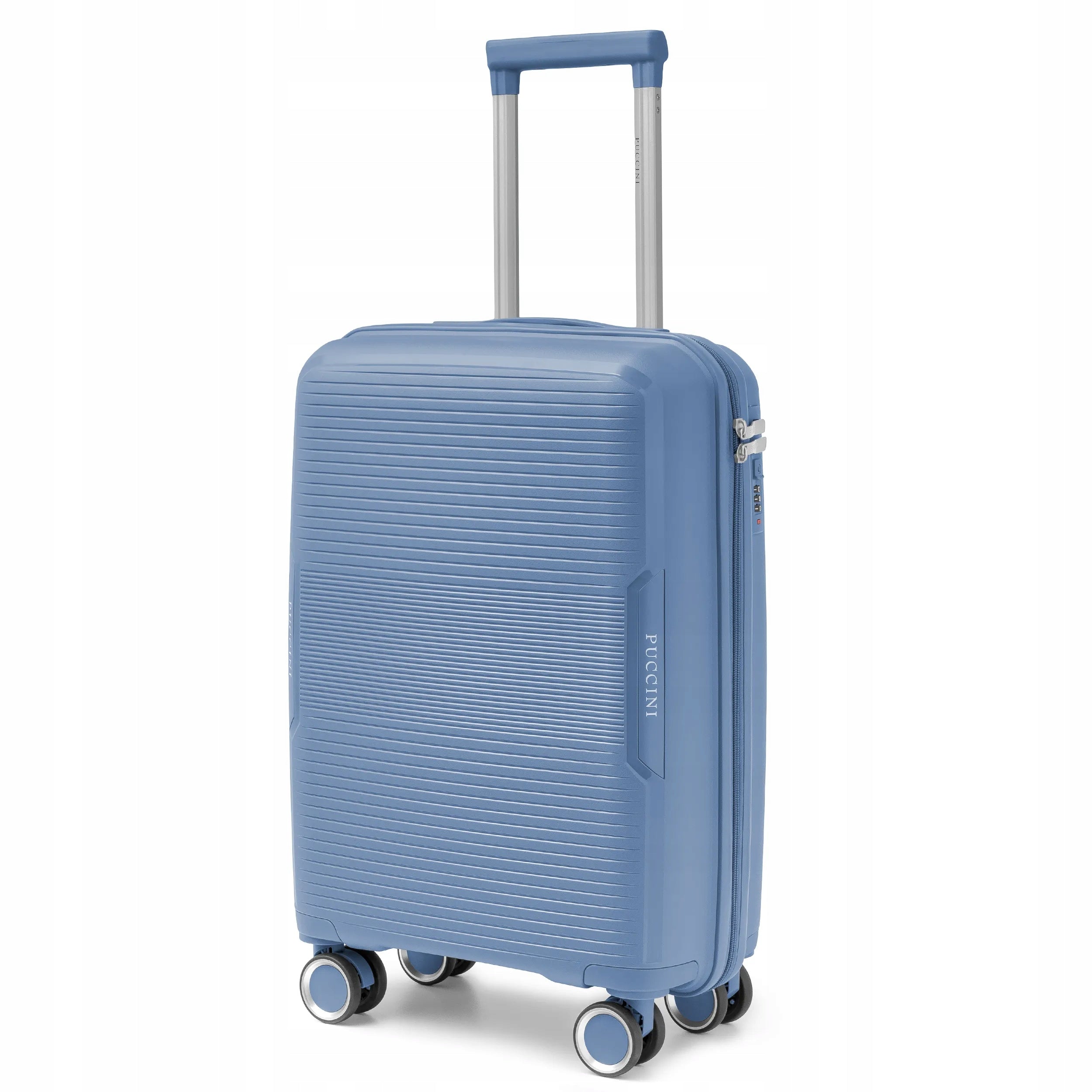 PUCCINI Travel Cabin Suitcase Hard On Wheels PP Blue PP029C-7A