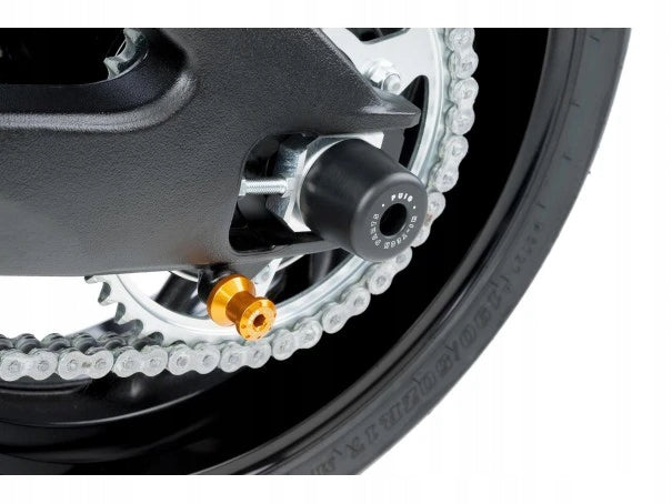 PUIG Swing Arm Rollers M8 - black -(BMW S1000 / Honda / Kawasaki / Suzuki) Manufacturer code 5923N
