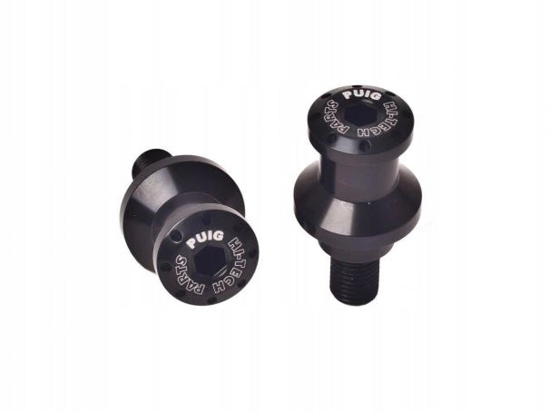 PUIG Swing Arm Rollers M8 - black -(BMW S1000 / Honda / Kawasaki / Suzuki)