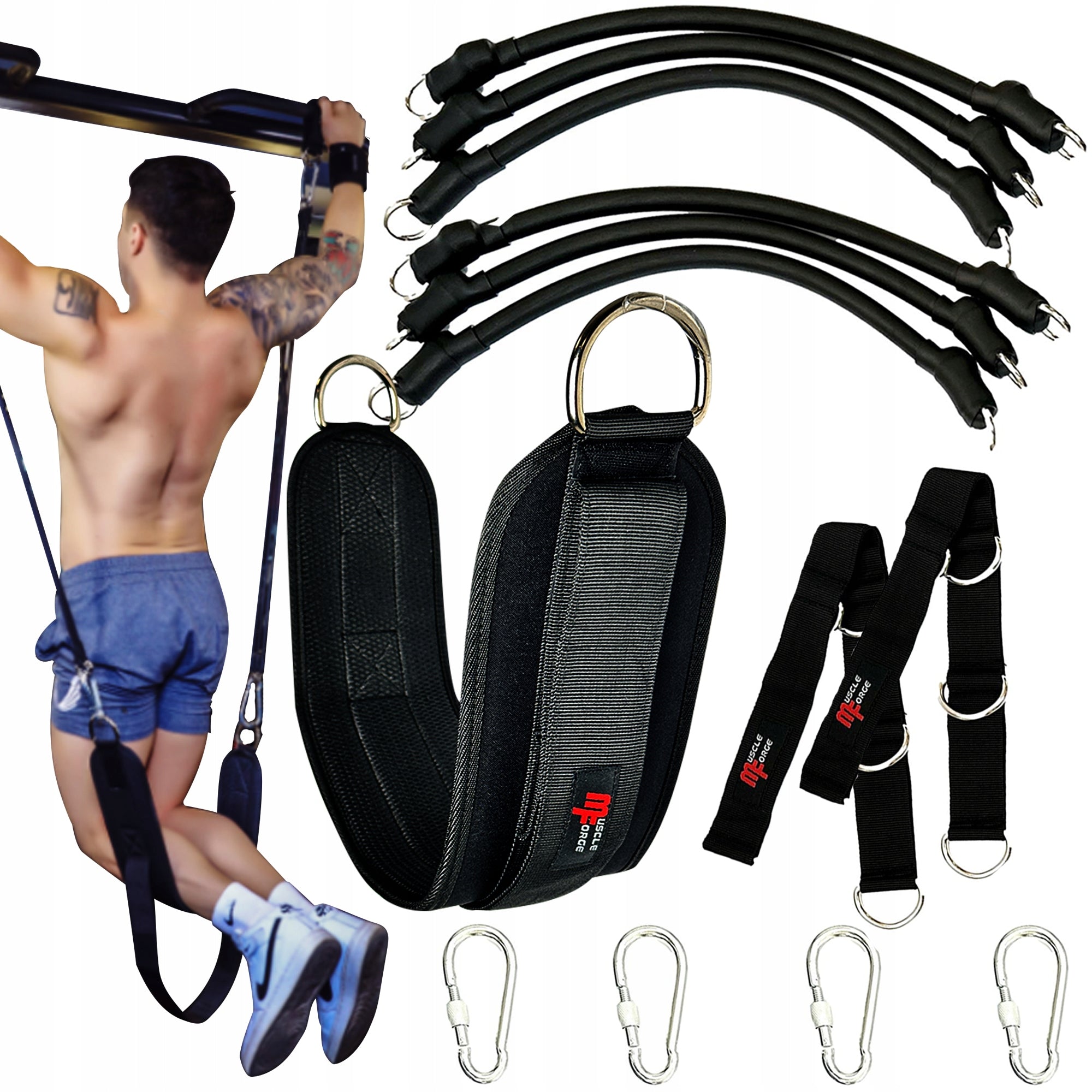 PULL-UP RUBBERS ON PULL-UP BAR ASSISTANT PULL-UP ASSISTANT Color black