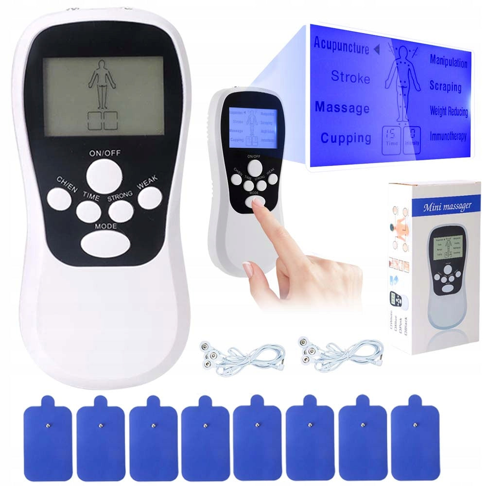 PULSE ELECTRONIC MASSAGER 15 LEVELS 8MODES BODY MASSAGE ACUPUNCTURE