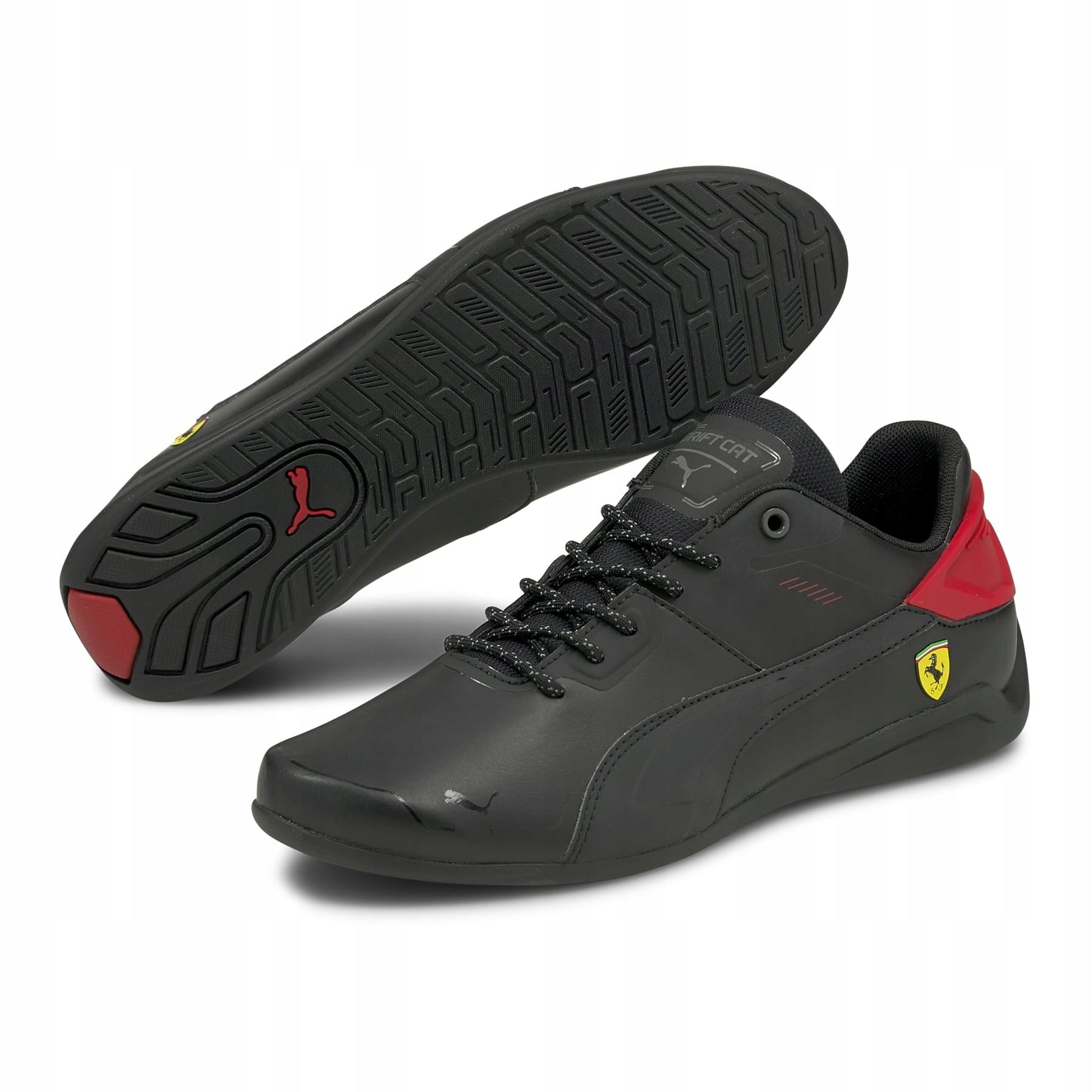 Herren-Sportschuhe Puma Ferrari Drift Cat Delta 30686401, schwarz