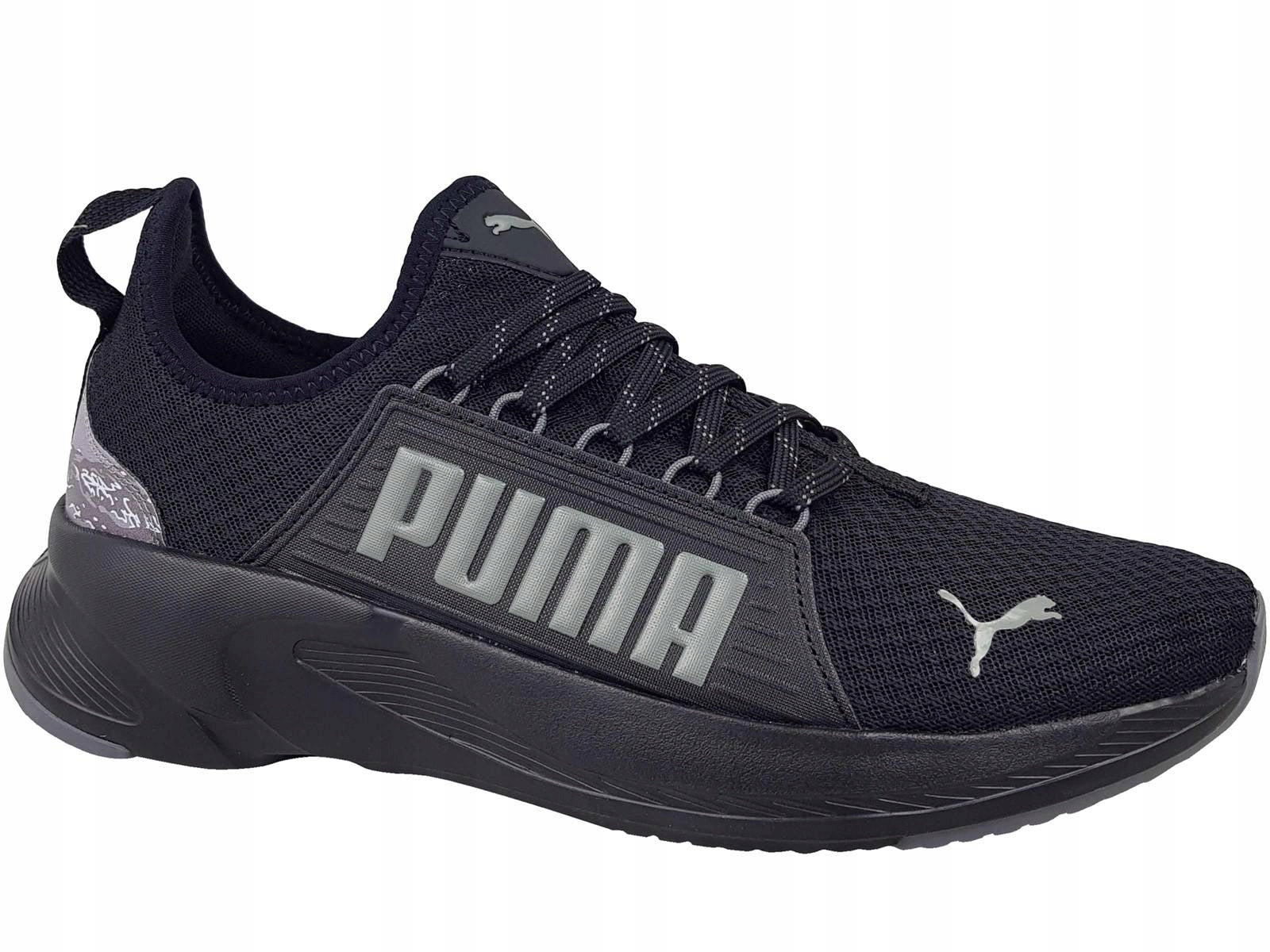 Sportschuhe für Herren Puma Softride Premier Slip On Black 378028, schwarz