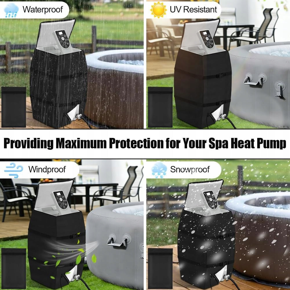 PUMP COVER FOR HOT TUB JACUZZI INSULATED PROTECTIVE Length 38 cm