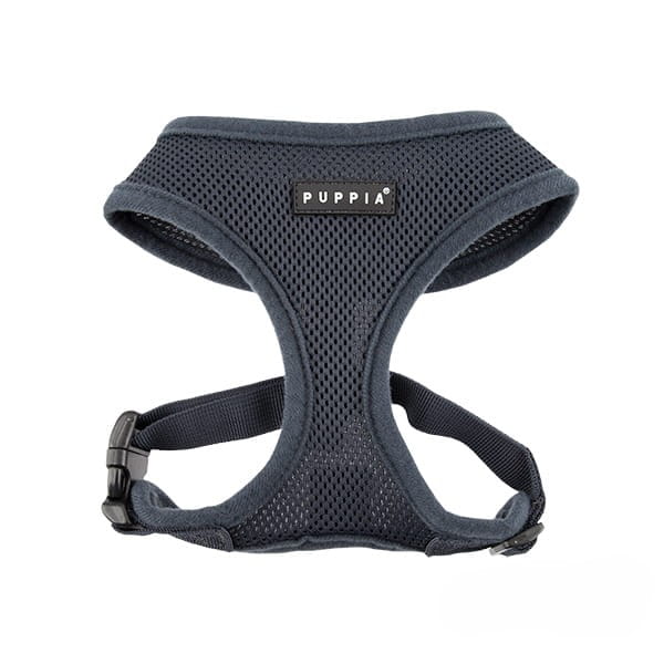 PUPPIA soft graphite dog or cat harness - size: XS